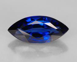 A beautiful blue sapphire