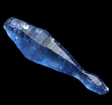 A bipyramidal sapphire crystal