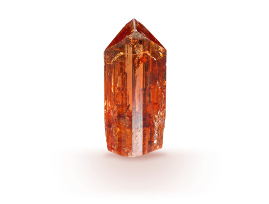 Imperial Topaz seen in its rough