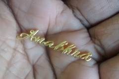 How To Get A Customized Gold Name Pendant Made In India Personalized Jewelry