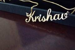 Krishav Name Pendant