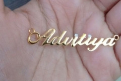 Advitiya Name Pendant