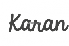Karan Name Pendant