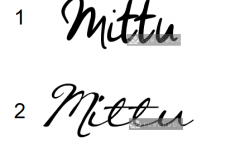 Mittu Font Options 1