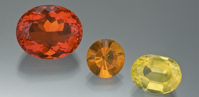 Different Colours of Fire Opals