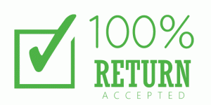 100% return accepted