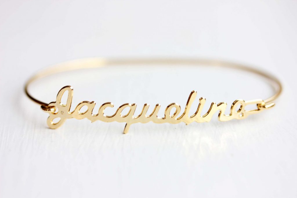 Oval-name-bracelet