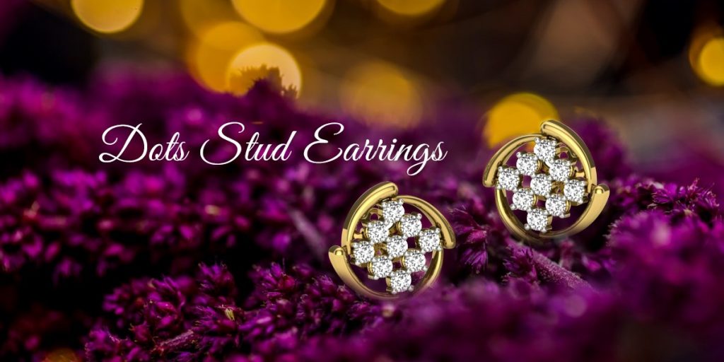 dot stud earrings