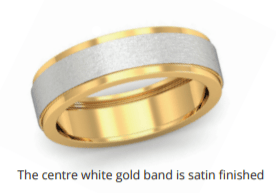 satin finishing in gold jewellery