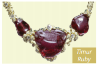 Understand and wear coloured Gemstones in Jewellery 7 timur ruby