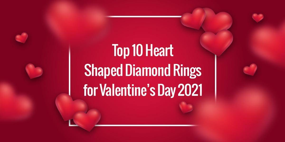 heart shaped diamond rings