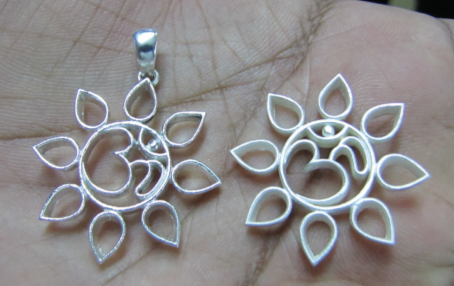 difference between polished & unpolished jewellery