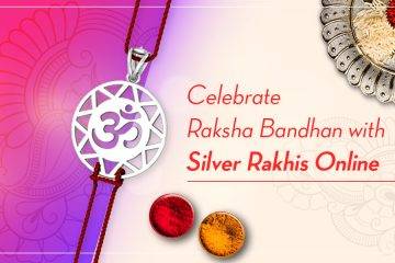 silver rakhi designs online