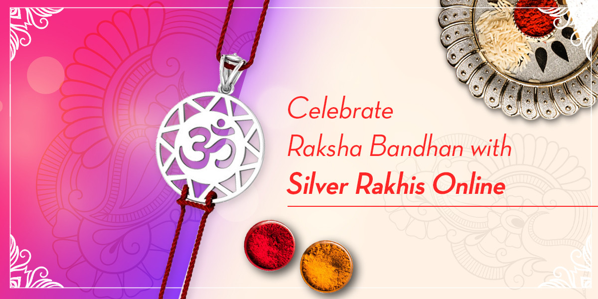 silver rakhi designs online