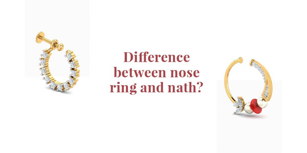 difference between nose ring and nose nath
