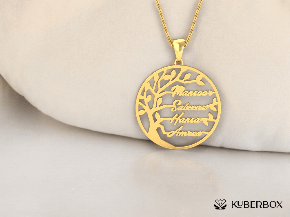 Tree of Life Family Name Pendant