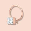 Solitaire Wire Nose Pin