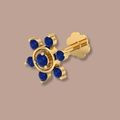 Blue Sapphire Nose Stud