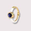 Single Sapphire Nose Pin