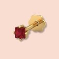 Ruby Nose Pin