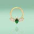 Emerald Septum Ring