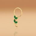 Emerald J Nose Stud