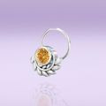 Citrine Nose Pin