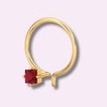 Gemstone Wire Nose Pin