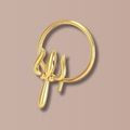 Plain Gold Wire Nose Pin
