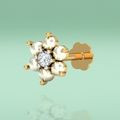 White Nose Pin For Her