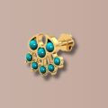 Turquoise Nose Pin