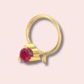 Ruby Nose Pin