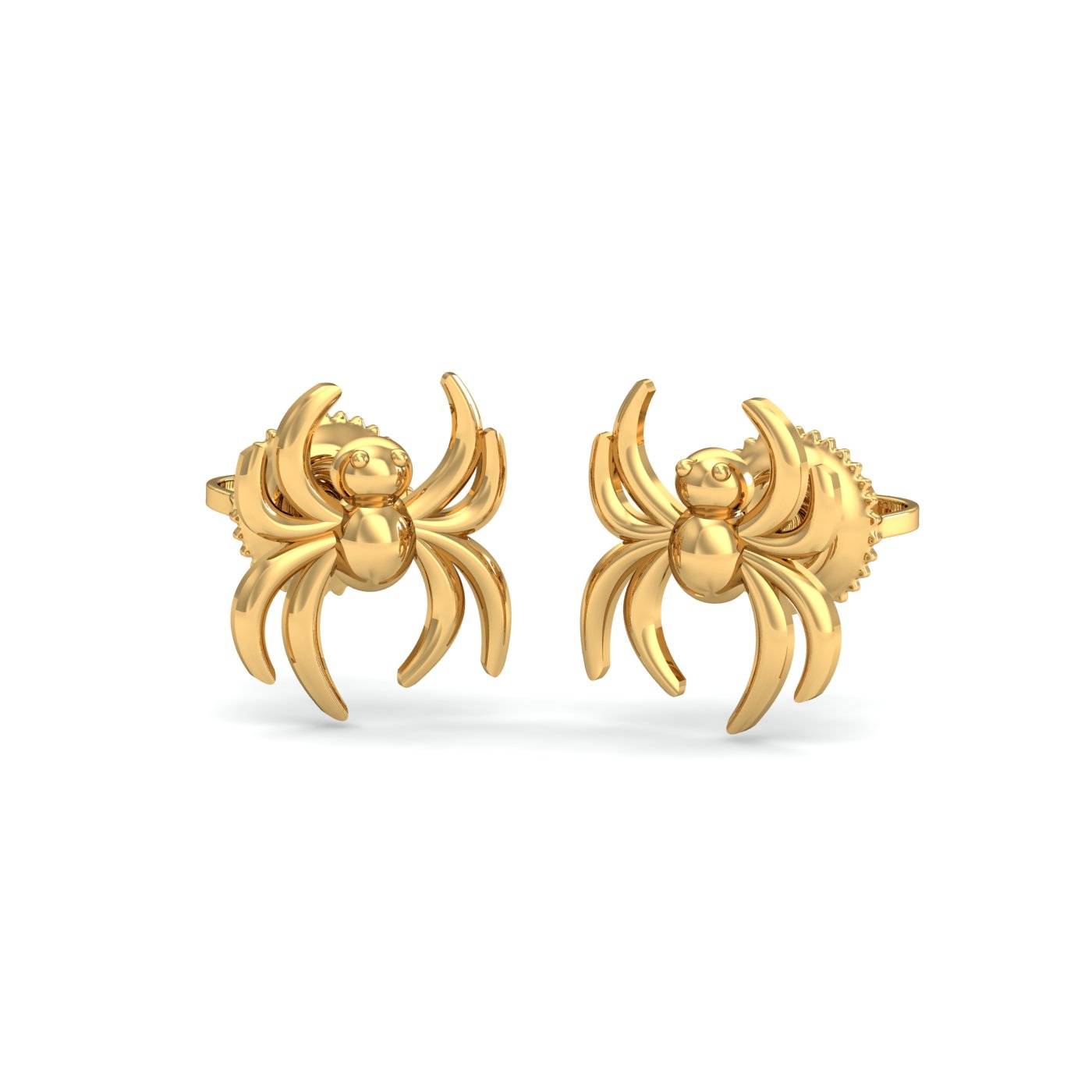 Spider Gold Earrings