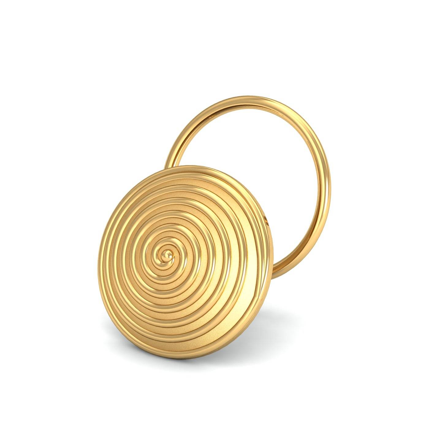 Spiral Gold Nose Pin