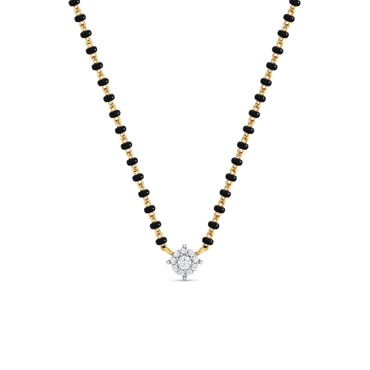 Cluster Solitaire Mangalsutra