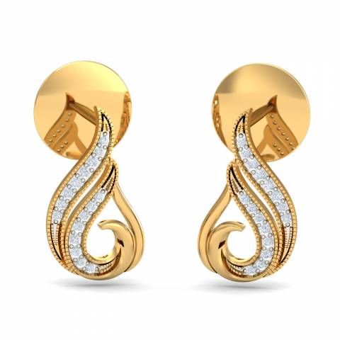 Atia Stud Earrings - KuberBox.com