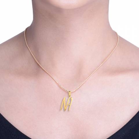 GOLD PLATED SWASTIK PENDANT WITH CHAIN – Sanvi Jewels