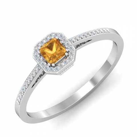 Natural Topaz Ring, 925 Silver Certified, 6x8mm Yellow gemstone, beautiful  gift for girls, free shipping - AliExpress