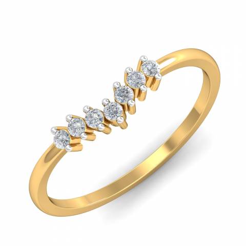 Buy Latest Design Ring Online - Gold & Diamond | Kisna