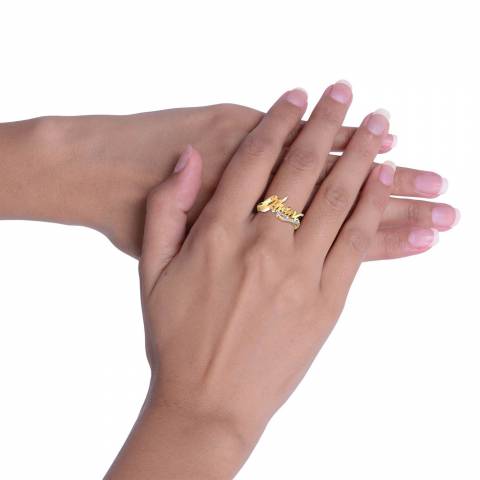 Buy Double Name Ring, Custom Gold Name Ring, Two Name Ring, Minimalist Ring  With Name Jewelry, Name Rings for Women Online in India - Etsy