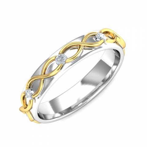 10K Gold Infinity Wedding Rings Bands Womens Mens Gold Wedding Bands Rings  7mm | eBay