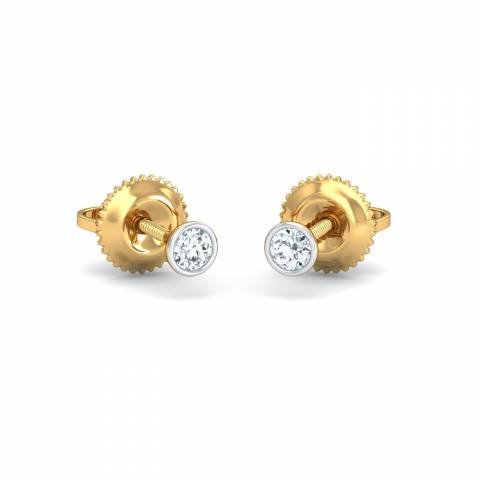 Buy CZ Changeable Stone Earring with gold plating 59305 | Kanhai Jewels