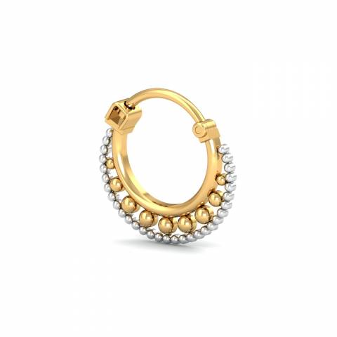 Buy online Gold Brass Ring Nose Pin from fashion jewellery for Women by  Silvermerc Designs for ₹400 at 80% off | 2024 Limeroad.com