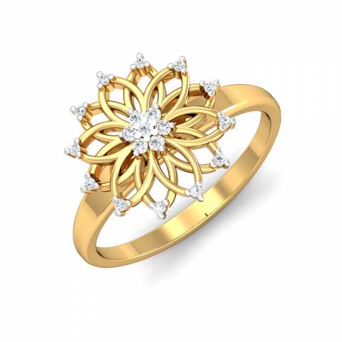 Buy BeAbhika Divine Kundan Ring online