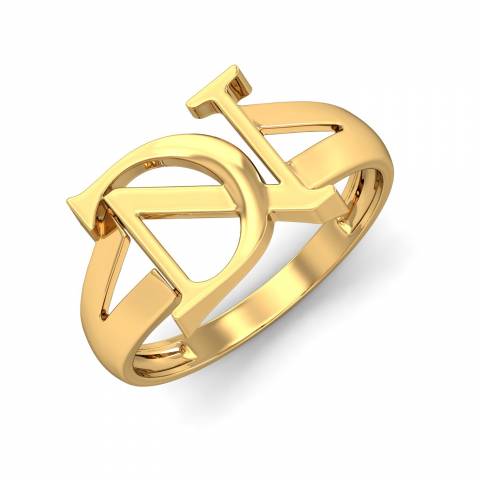 Initial Ring Gold N