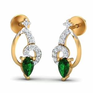Imperial Emerald Stud Earrings