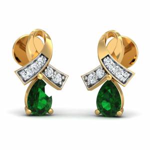 Attaché Emerald Stud Earrings
