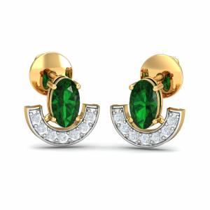 Sparkling Emerald Earrings