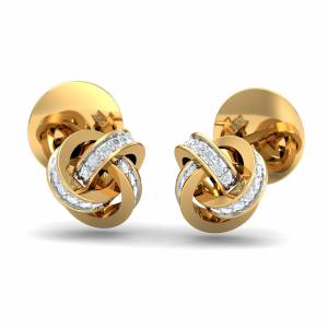 Circular Clustered Stud Earrings