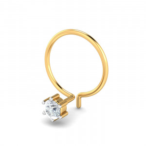 0.07 Carat 6 Prongs Nose Pin